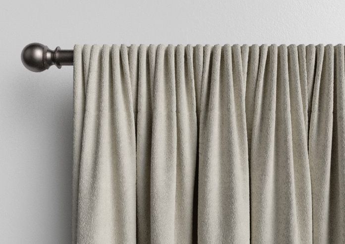 William Morris At Home Lodden Embroidery, Chalk - Made to Measure Curtains - Image 9